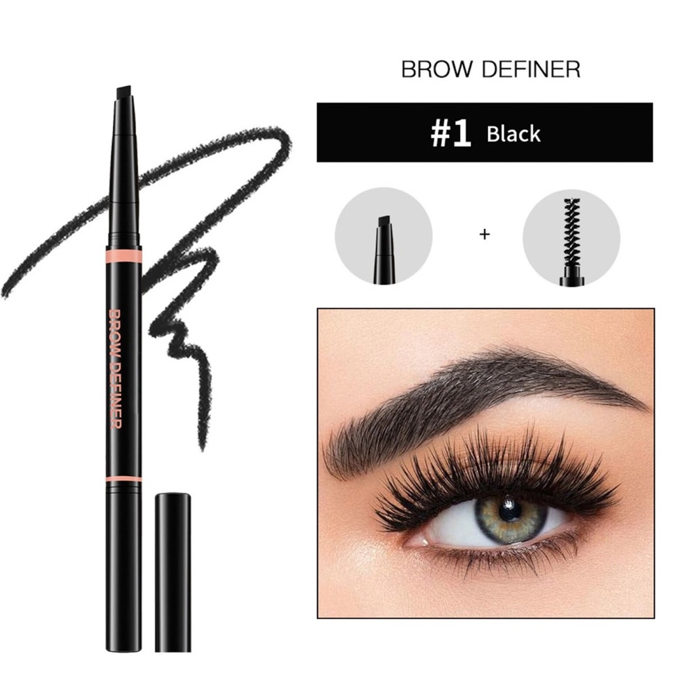 1X Triangular Pointed Eyebrow Pencil Eyebrow Drawing  Eyebrow Smudging  Natural